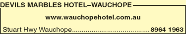 Devils Marbles Hotel–Wauchope - Go Out 4