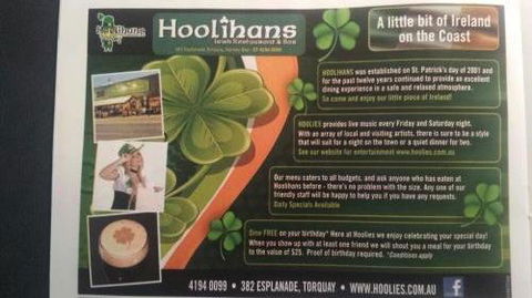 Hoolihans Irish Restaurant & Bar - Go Out 1