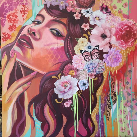 Mixed Media Art Class - Go Out 0