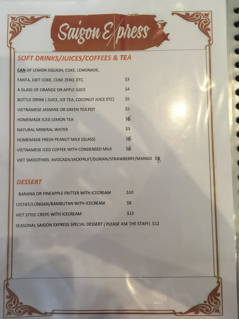 Saigon Express North Hobart - Go Out 6