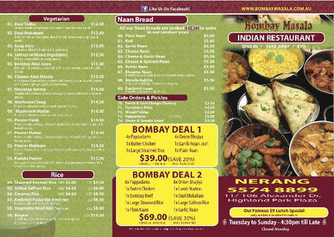 Bombay Masala Nerang - Go Out 0
