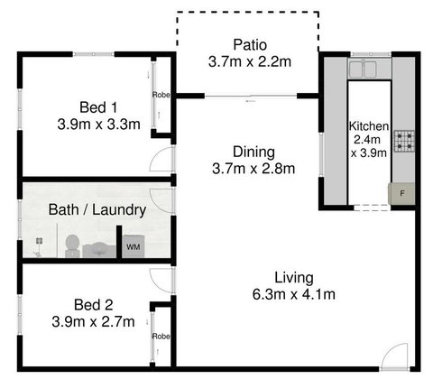 Spacious 2 Bedroom Beach Side Apartment - Close To Shopping Centre With Coles, Health Food Shop, Sushi, Pizza, Cafes, Hairdresse - Go Out 2