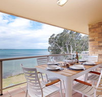 3 'Pelican Sands' 83 Soldiers Point Rd - stunning waterfront unit with magical water views  air conditioning - Go Out