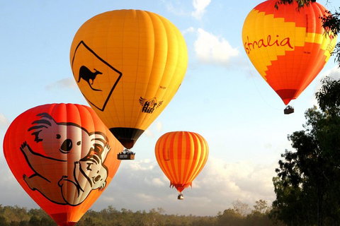 Natural Bridge & Springbrook Waterfalls Tour + Hot Air Balloon With Breakfast - Go Out 0